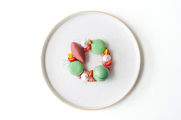 Farfurie cu mâncare creativă